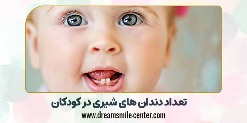 تعداد دندان‌های شیری در کودکان | دکترفرشیده میرلوحی دندانپزشک کودکان